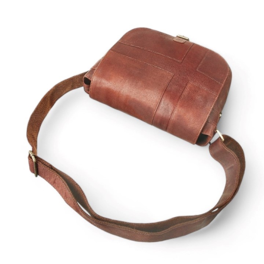 TWENTY FIVE CROSS ANTIGO COGNAC Messenger Bag